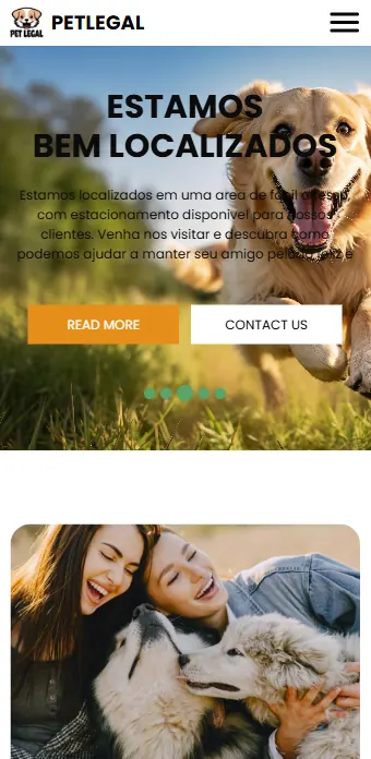 Projeto PetLegal em um celular